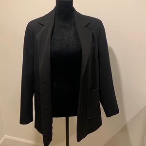 Black oversized blazer